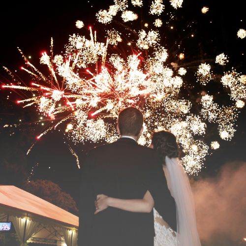 Bodas - Servicio de fuegos artificiales